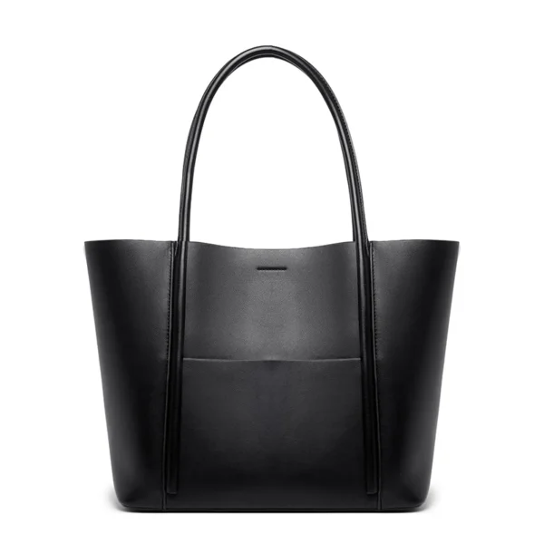 Women's Genuine Leather Tote – Stylish, Durable, Large-Capacity Shoulder Bag